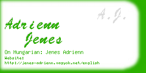 adrienn jenes business card